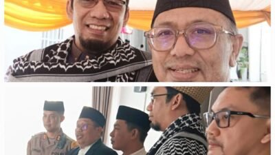 Diskominfo Takalar menghadiri open house Idul Fitri di Rumah Jabatan Bupati. Momentum ini mempererat silaturahmi dan memperkuat sinergi pemerintahan.