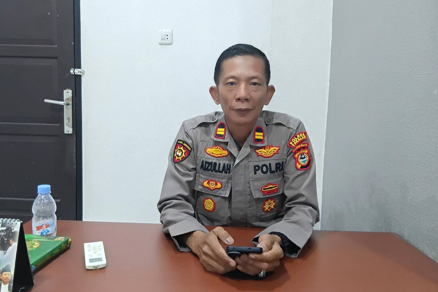 Kapolsek Pattallassang, Iptu Aizullah, S.H.