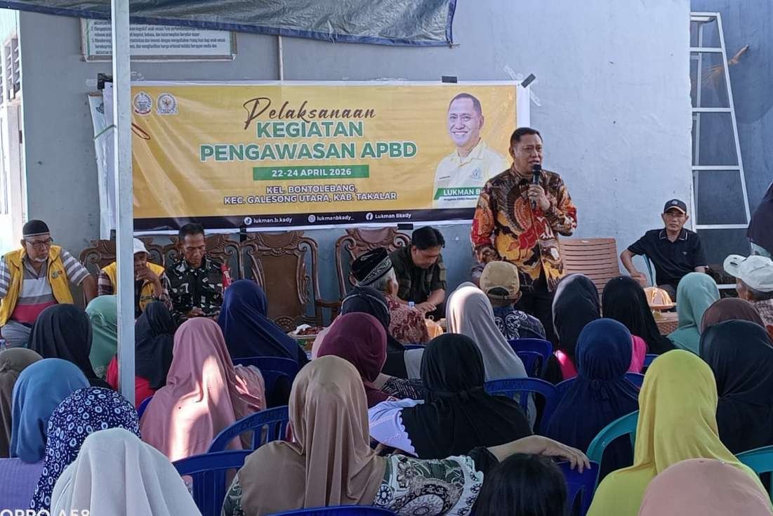 Lukman B Kady Komisi D DPRD Sulsel Awasi Penggunaan Anggaran APBD di Program MYC di Galesong Utara Takalar 