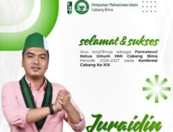 Juraidin Terpilih sebagai Ketua Umum Himpunan Mahasiswa Islam Cabang Bima Periode 2026–2027