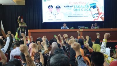 Pemkab Takalar resmi meluncurkan Mall Pelayanan Publik Digital Takalar ONE CLICK untuk mempermudah masyarakat mengakses layanan publik secara cepat, modern, dan terintegrasi.