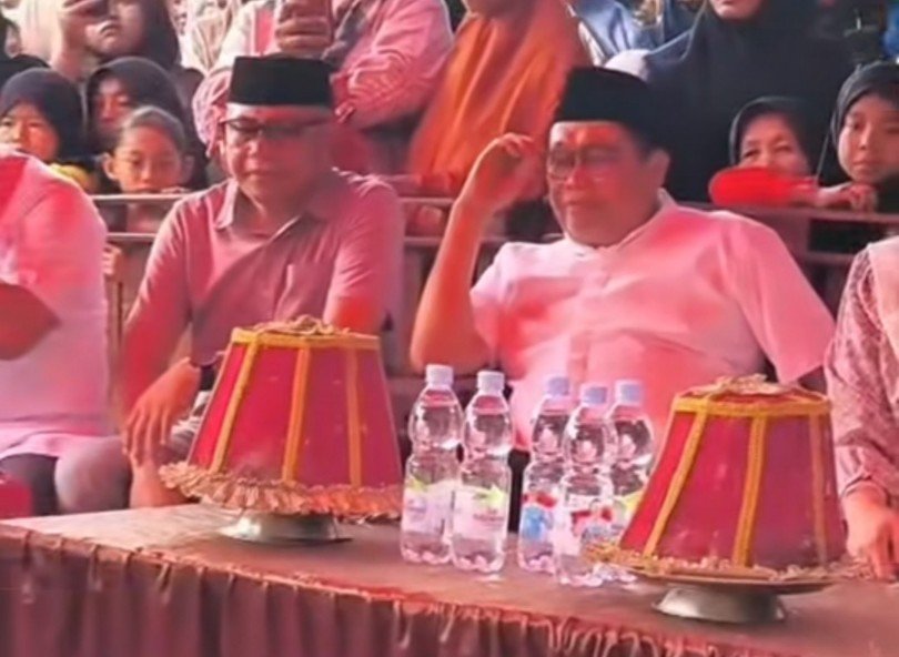 Bupati Takalar Daeng Manye  Hadiri Pesta Adat A’Lammang