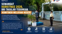 BRI Cabang Takalar menggelar Upacara Hari Kebangkitan Nasional 2026 sebagai bentuk penguatan semangat kebersamaan, pelayanan prima, dan komitmen mendukung UMKM serta pertumbuhan ekonomi masyarakat.