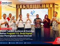 Perkuat Layanan Digital, Bupati Takalar Bahas Program 112 dan Internet Desa di Komdigi