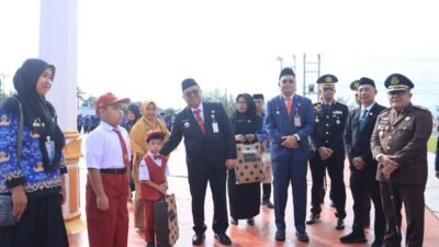 Usai, Upacara Hari Lahir Pancasila, Bupati Takalar Berikan Apresiasi Khusus kepada Siswa SDN 5 Ballo Peraih Juara Robotik Nasional dan Internasional