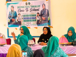Ketua TP-PKK Takalar Goes to School, Dorong Pelajar SMPN 2 Marbo Jadi Generasi Berkarakter dan Berprestasi
